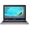 ASUS Chromebook C223NA-GJ8654 29,5 cm (11.6") HD Intel® Celeron® N 4 GB LPDDR4-SDRAM 32 GB eMMC Wi-Fi 5 (802.11ac) Chrome OS Grigio -SPEDIZIONE IMMEDIATA-