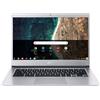 Acer Chromebook CB514-1H-C8UH DDR4-SDRAM 35,6 cm (14") 1920 x 1080 Pixel Intel Pentium N 4 GB 64 GB eMMC Wi-Fi 5 (802.11ac) Chrome OS Argento -SPEDIZIONE IMMEDIATA-