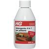 HG Detergente 4 in 1 per Pellami, Balsamo Protettivo, Restaurante, Lucidante e Nutriente per Accessori e Mobili in Vera o Finta Pelle, 250 ml