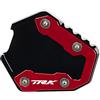 Modeer Per Benelli TRK702 TRK702X 2022-2023 Moto Piedistallo Lato Estensione Pad Supporto Piastra Pedale trk 702x trk 702 Accessori (Rosso)