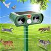 Chaohua Spaventatore solare per gatti, a ultrasuoni, impermeabile, con sensore di movimento PIR, per giardino, efficace contro gatti, cani, martore e uccelli