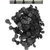 0XBIT Ganci per Telo Ombreggiante, 100 Pezzi Clip in Plastica per Rete Parasole, Facile da Smontare, Fissato Saldamente, Clip per Teloni, per Rete Ombreggiante, Telo Antivento