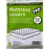 StorePAK 2PK - Coprimaterasso King Size per lo spostamento, lo stoccaggio o il trasporto, custodia protettiva per materasso, resistente, riutilizzabile, impermeabile, anti-polvere