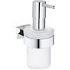 Grohe Essentials Cube dispenser per sapone, 40756001, Essentials Cube [Accessori Bagno > Portasapone]