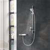 Grohe Rainshower SmartActive Cube set doccia con asta saliscendi e mensola, 3 tipi di getto, 26587000, Rainshower SmartActive Cube cromo [Rubinetteria Bagno > Set Doccia]