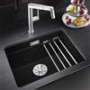 Blanco Etagon lavello da cucina, 525887, 500-U Etagon nero opaco [Lavelli da Cucina > per Base Sottolavello a partire da 60 cm]