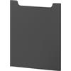 evineo ineo5 set frontale anta per mobile con maniglia incassata La: 49 cm, 1 anta, battuta a sinistra, BL000311, ineo5 antracite opaco [Mobili da Bagno > Ricambi per Mobili da Bagno]