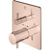 Mariner Eden coaxial square termostatico, squadrato, EDE2802-RG, Eden coaxial oro rosa [Rubinetteria Bagno > Rubinetteria Doccia]