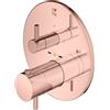 Mariner Eden coaxial round termostatico per 3 uscite, rotondo, EDE1803-RG, Eden coaxial oro rosa [Rubinetteria Bagno > Rubinetteria Doccia]