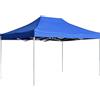 vidaXL Gazebo Professionale Pieghevole Alluminio 4,5x3 m Blu