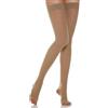 GLORIA MED SpA Cotton Evo 162 Autoreggente Tutta Coscia Beige M Corto GloriaMed® 1 Paio