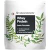 natural elements Polvere Whey Protein - cioccolato - 1 kg - 23 g di proteine per porzione - per il tuo sviluppo muscolare, ad alto dosaggio - prodotto e testato in laboratorio in Germania