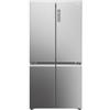 Haier PRONTA CONSEGNA - SPEDIZIONE IMMEDIATA Frigorifero Side by Side 4 Porte Total No Frost Classe E Altezza 190 cm Finitura Platinum Inox Cube 90 Series 7 Haier HCR79F19ENMM