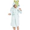 Taigood Ragazze Morbido Pile con Cappuccio Accappatoio Accappatoio, 1-7 Anni, Coccodrillo