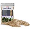 Amtra Sabbia Ambra - Sabbia per acquario,fondale per acquario acqua dolce e marina, naturale, atossico, 1-2 MM/5KG