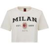 AC Milan T-Shirt Croptop Donna College Collection, Prodotto Ufficiale, M