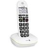 Doro PhoneEasy 110 Telefono Cordless DECT per Anziani - Telefono Portatile - Telefono Fisso - Cordless Casa - Tasti Grandi Parlanti - Interfono - Audio Amplificato [Versione Italiana] (X 1 / Bianco)