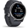 Garmin Venu 2, Smartwatch AMOLED 1,3, Cassa da 45mm, Autonomia 11 giorni, Garmin Pay, Musica, +25 Sport, GPS, Cardio, SpO2 (Silver & Granite Blue)