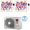 Lg Climatizzatore Condizionatore LG Artcool Gallery PHOTO R32 Dual Split Inverter 9000 + 9000 BTU con U.E. MU2R15 NOVITÁ Classe A+++/A++