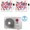 Lg Climatizzatore Condizionatore LG Artcool Gallery PHOTO R32 Dual Split Inverter 9000 + 12000 BTU con U.E. MU2R15 NOVITÁ Classe A+++/A++