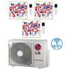Lg Climatizzatore Condizionatore LG Artcool Gallery PHOTO R32 Trial Split Inverter 9000 + 9000 + 9000 BTU con U.E. MU3R19 NOVITÁ Classe A+++/A++