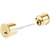 TESA ASSA ABLOY T6TS40LC Cilindro europeo T60, per serrature a profilo europeo per porte residenziali e commerciali, installazione semplice dall'esterno con una sola vite