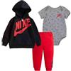 NIKE 5UF323-U10 NERO/ROSSO