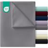 Utopia Bedding - Lenzuolo piano sopra senza elastico - Matrimoniale 270 x 290 cm - Certificato OEKO-TEX - Morbido poliestere spazzolato - Microfibra - Lenzuolo piano - Grigio