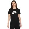 Nike T-Shirt Regular Futura Logo Donna Nero