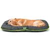 Ferplast Cuccia Cane Cuscino Cane Cane Taglia Grande Tessuto Antigraffio Lavabile a mano a 30° Materassino Cane Impermeabile 100 x 70 x 12 cm.Nero