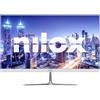 Nilox Monitor PC 24 Full HD Schermo VA 1920 x 1080 Pixel Luminosità 220 cd/m2 Risposta 5 ms HDMI VGA colore Bianco - NXM24FHD01W