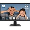 MSI Monitor PC 27 Wide Quad HD Display LED 2560 x 1440 Pixel Luminosità 300 cd/m2 Risposta 4 ms HDMI DisplayPort colore Nero - PRO MP275Q