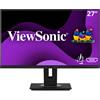 Viewsonic Monitor PC Gaming 27 Full HD Display LED 1920 x 1080 Pixel Luminosità 250 cd/m2 Risposta 5 ms HDMI DisplayPort colore Nero - VG2748A