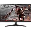 Lg Monitor PC Gaming 31.5 Quad HD Display LCD 2560 x 1440 Pixel Luminosità 350 cd/m2 HDMI DisplayPort colore Nero / Rosso - 32GN600-B.AEU