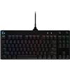 Logitech G Tastiera gaming meccanica PRO, design ultraportatile senza tastierino numerico, cavo micro-USB rimovibile