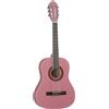 EKO GUITARS - CS-5 PINK, Chitarra Classica Serie Sudio 3/4, Top in Aganthis, Materiale Fasce e Fondo in Tiglio Laminato, Manico in Mogano, Tastiera in Betulla, Custodia Inclusa, Colore Rosa