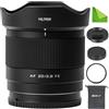 VILTROX 20mm F2.8 FE, STM Obiettivo ultra grandangolare leggero full frame con messa a fuoco automatica per Sony E-Mount ZV-E1 FX30 A7RV A7IV ZV-E10 A7C A7CR A7CII A6700 A6600 A6400 A7III