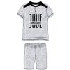 JUVENTUS F.C Pigiama Corto Maglia Manica Corta + Pantaloncini Prodotto Ufficiale Juve Bambino Bimbo (Bianco, 3 Anni)