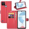 JIUNINE Cover Realme C21Y / C25Y – Custodia Libro Portafoglio In Pelle Con Farfalle 3D – Porta Carte, Magnete, Supporto – Blu
