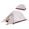 Naturehike Cloud-up 1 Ultraleggero Tenda da Campeggio per 1 Persona - Impermeabile Doppio Strato Tenda per Backpacking 4 Stagioni (Grigio)