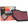 K&N Filtro aria motore: ad alte prestazioni, premium, lavabile, filtro di ricambio: compatibile con Mercedes BENZ 2018-2020 (A160d, A180d, A200d, A220d, B160d, B180d, B200d, B220d, CLA, GLB), 33-3139