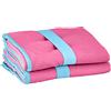 Playshoes Multifunzione Asciugamano da Bagno in Microfibra, Rosa 18 (Pink), 40 x 80 cm - 2er Pack