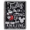 Disney Mickey Mouse Amazing Day-Copriletto in Tessuto, Poliestere, Giorno Incredibile, 48 x 60