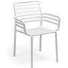 Nardi Sedia da Giardino Doga Armchair Bianco di Nardi