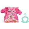 BABY born Little Vestitino 834640 - Accessori per Bambole Fino a 36 cm - Vestitino con Orsetto, Volant e Appendiabiti - Adatto per Bambini dai 2 Anni in su