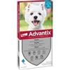 Advantix Spot-On Per Cani da 4 fino a 10 kg 6 Pipette Monodose