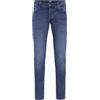 JACK & JONES Jeans Glenn , slim fit, vita bassa e patta con bottoni. Blu 30W / 30L Blu denim