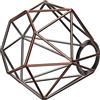 ledscom.de Paralume a gabbia, bronzo, E27 / E14, Ø 160 mm