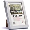3-B MEGA - Cornice portafoto in legno, 9 x 13 cm, con vetro acrilico