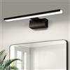 Homefire lampada a specchio LED luce a specchio bagno 40CM nero